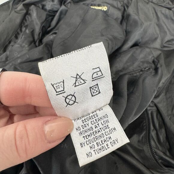 Creenstone Womens Jacket 40 Black Dramatic Ruffle Pillow Collar Witchy Gothic - Picture 16 of 16